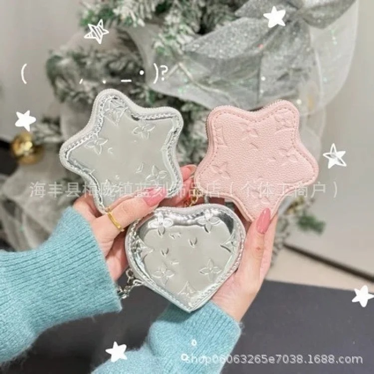 New five-pointed star niche design solid color foreign style versatile lightweight casual simple high-end bag pendant key