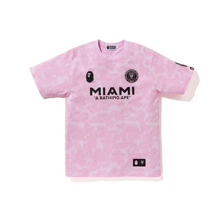 Cross-border wholesale bp Miami trendy brand T-shirt foreign trade one piece dropshipping ape-man head MIAMI short sleeves