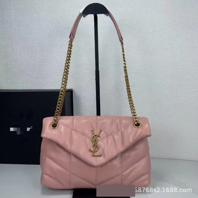 Bags for Women 2025 New Genuine Leather Lou Lou Puffer Cloud Bag Quilted Chain Shoulder Puff Bag