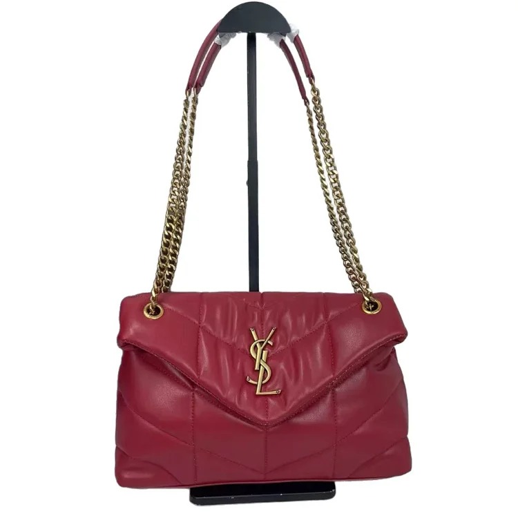 Bags for Women 2025 New Genuine Leather Lou Lou Puffer Cloud Bag Quilted Chain Shoulder Puff Bag