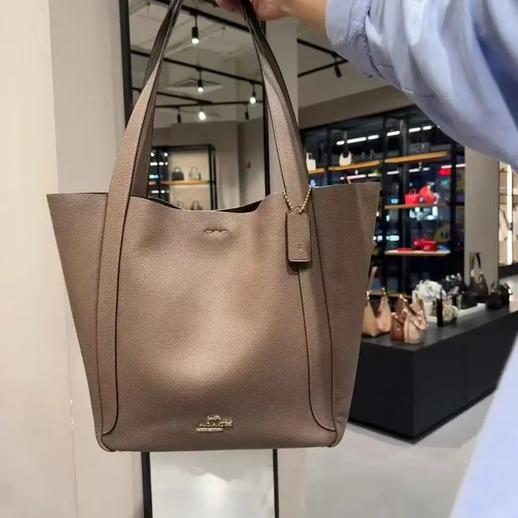 2024 New Hadley Suede Large Capacity Tote Bag European and American Retro Hadley Commuting Shoulder Shopping Bag