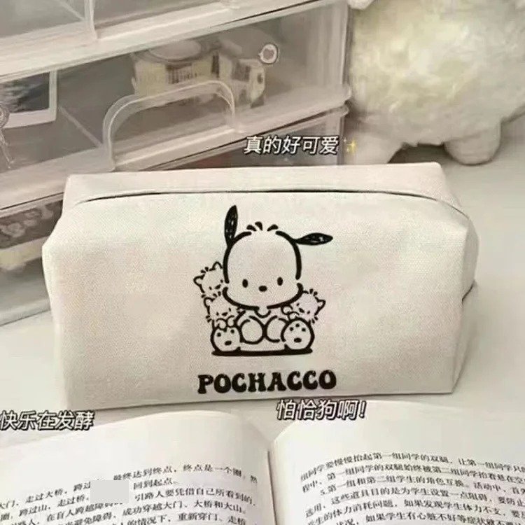 Pencil bag simple niche cute strawberry ins junior high school new wholesale American style stain-resistant trendy full box stationery CX