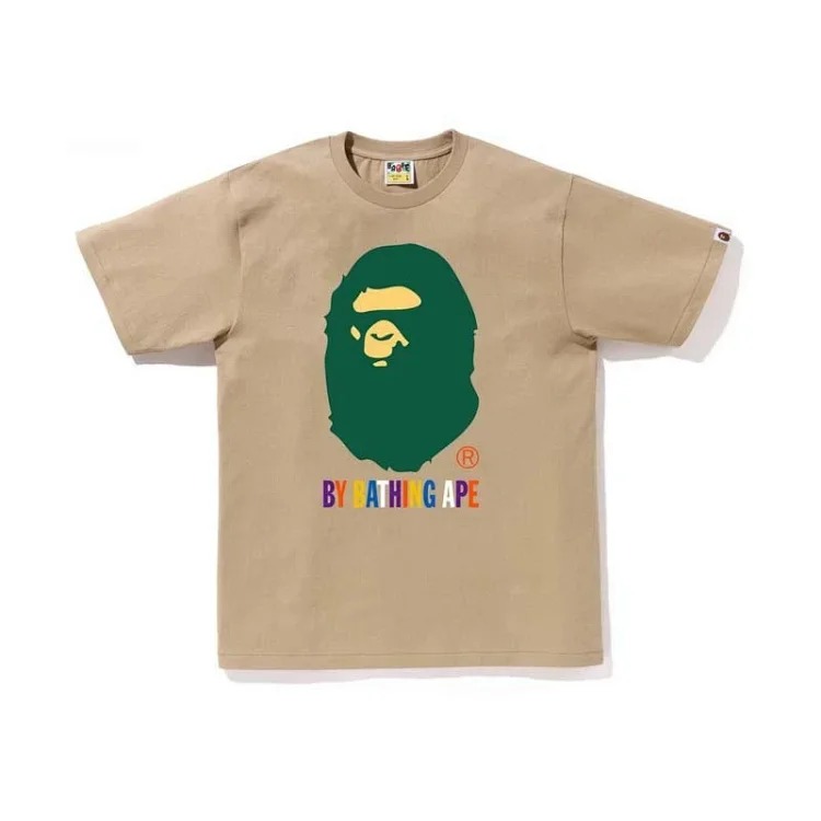 JS. Cross-border wholesale supply and foreign trade dropshipping 260g heavyweight BAPE ape head shark short-sleeved T-shirt 9 image 2
