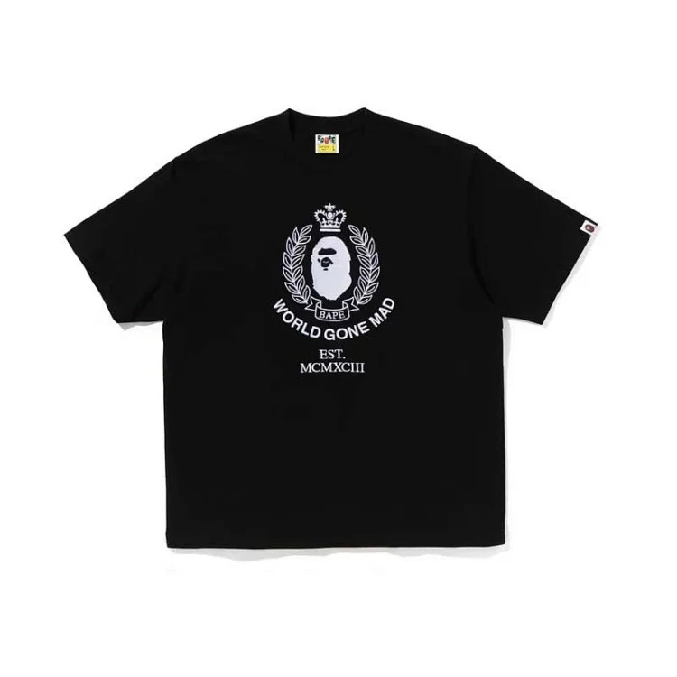 JS. Cross-border wholesale supply and foreign trade dropshipping 260g heavyweight BAPE ape head shark short-sleeved T-shirt 9 image 5