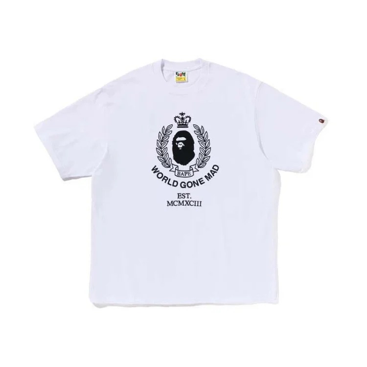 JS. Cross-border wholesale supply and foreign trade dropshipping 260g heavyweight BAPE ape head shark short-sleeved T-shirt 9 image 6