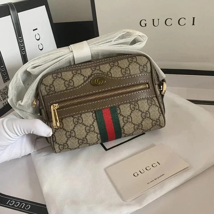2025 New Genuine Leather Women's Bag High-end Versatile Shoulder Crossbody Chain Small Square Bag-2603 image 5