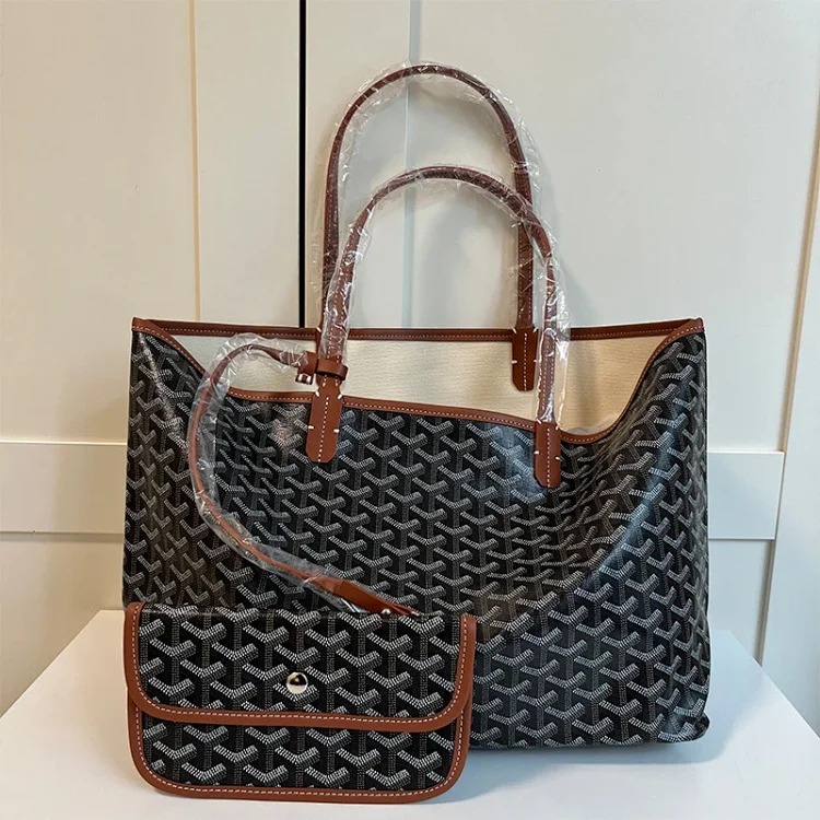 Bag handbag bag letter hot style printed mommy large capacity commuting Y tote shoulder new style Goya women's limited edition image 4