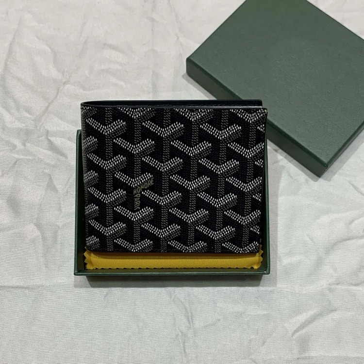 DX57 men's short bifold wallet wallet card holder image 2