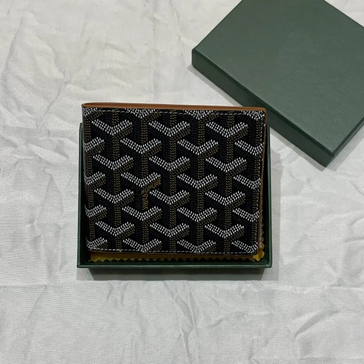 DX57 men's short bifold wallet wallet card holder image 3