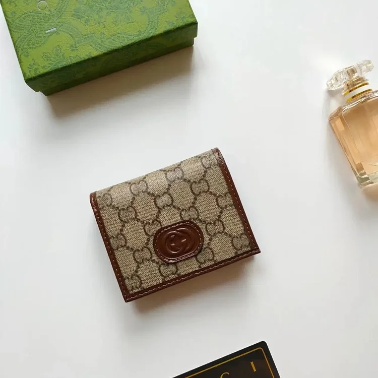 Trendy brand color matching luxury card holder card holder suitable for driver's license bank card portable multi-digit card slot high-end fashion model