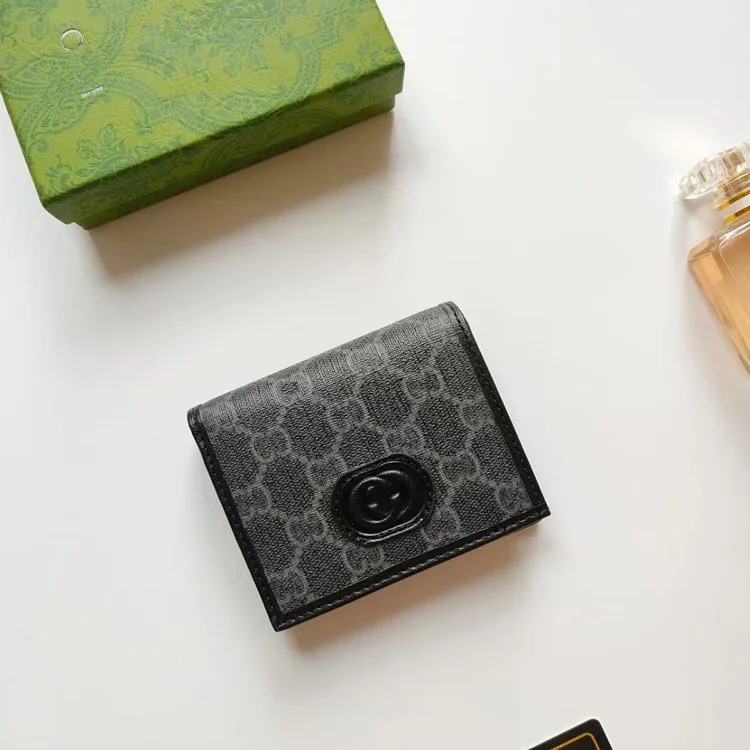Trendy brand color matching luxury card holder card holder suitable for driver's license bank card portable multi-digit card slot high-end fashion model