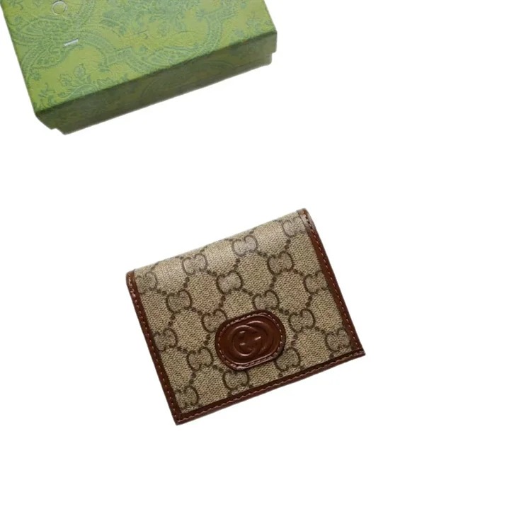 Trendy brand color matching luxury card holder card holder suitable for driver's license bank card portable multi-digit card slot high-end fashion model