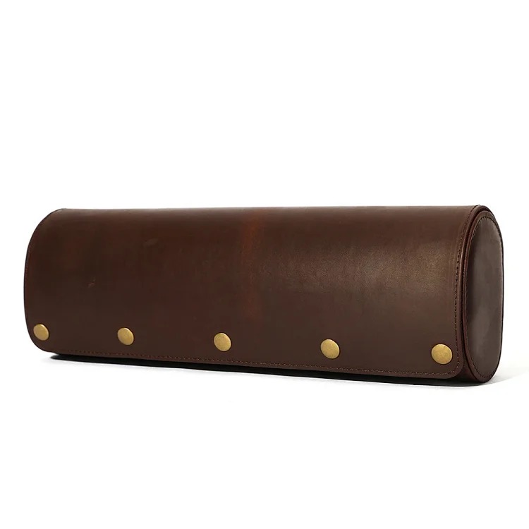 Cross-border retro crazy horse leather watch box couple mechanical watch gift box high-end convenient watch storage box