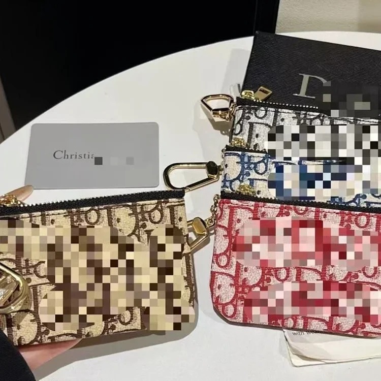 European and American headphone bag key bag card bag trendy brand classic classic coin purse compact mini card bag coin storage bag