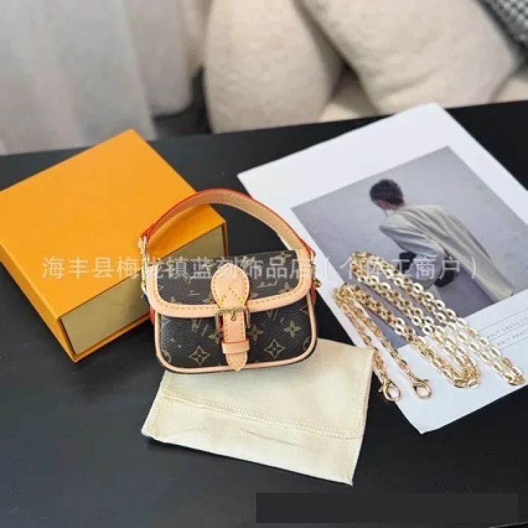 Mini bag pendant live supply new cute bag pendant chain bag earphone bag lipstick bag