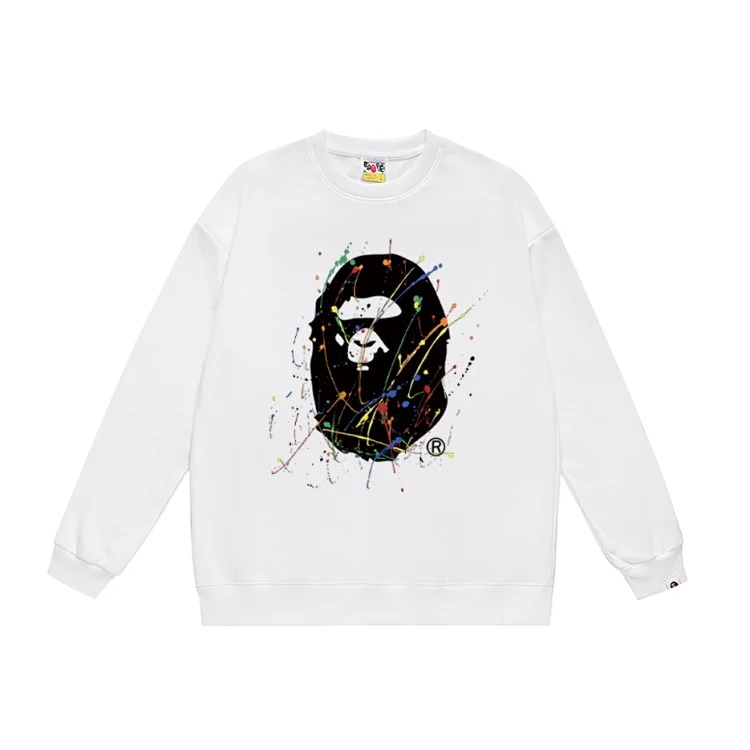 DX24-7 pattern patchwork printed sweatshirt image 2