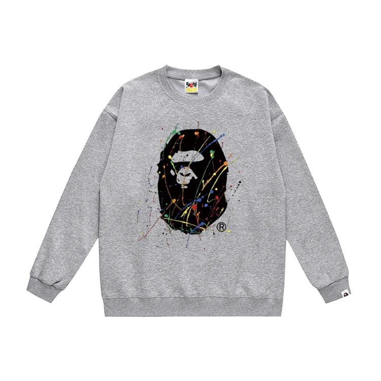 DX24-7 pattern patchwork printed sweatshirt image 4