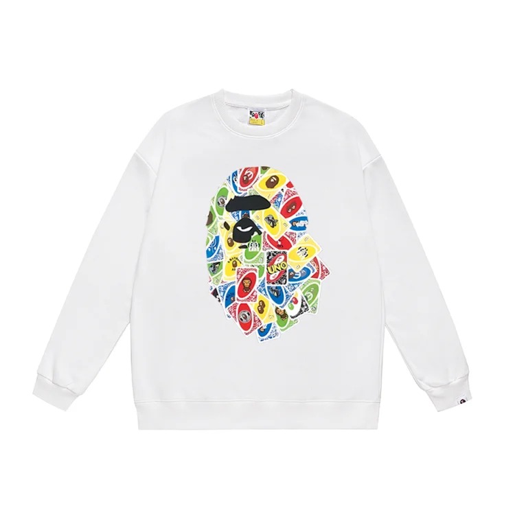 DX24-7 pattern patchwork printed sweatshirt image 5