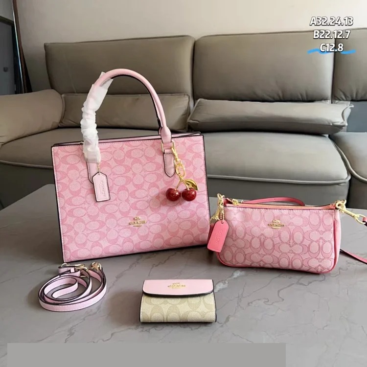 Gucci Coach value-for-money, high-quality combo set (3 pieces)