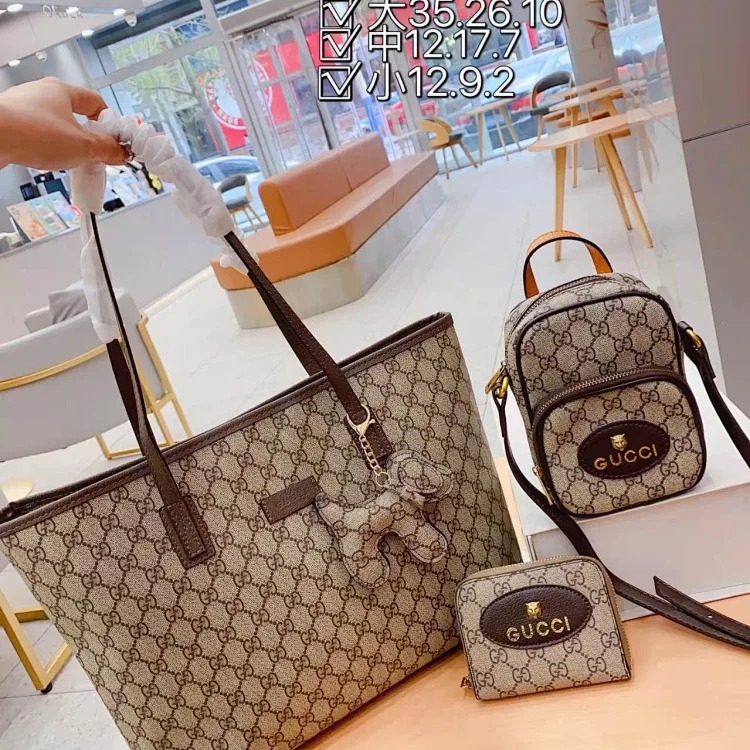 Gucci Coach value-for-money, high-quality combo set (3 pieces)