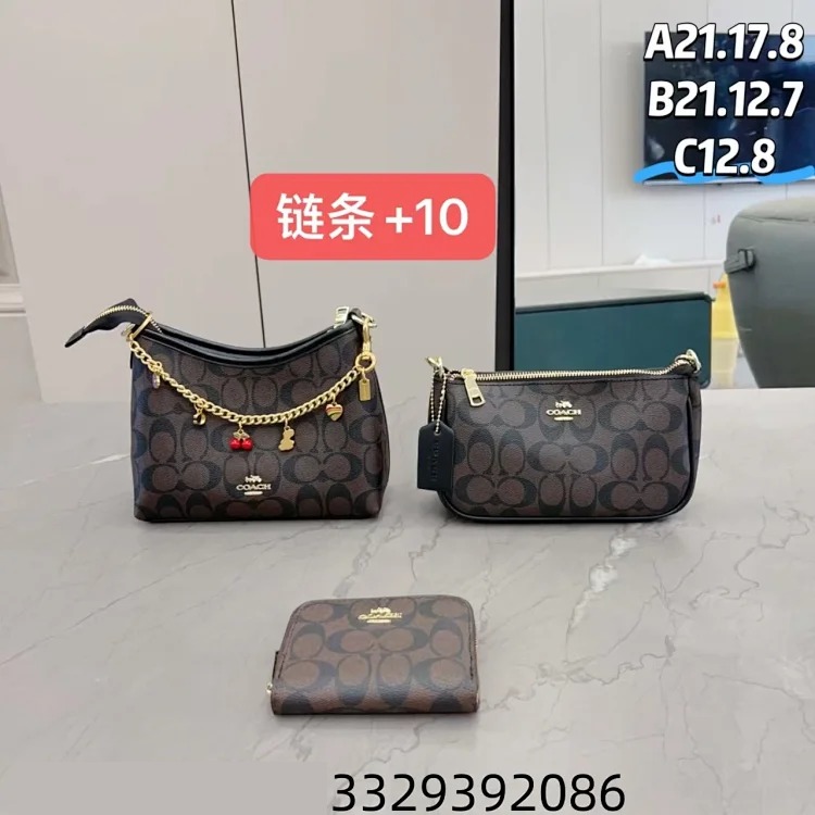 Gucci Coach value-for-money, high-quality combo set (3 pieces)