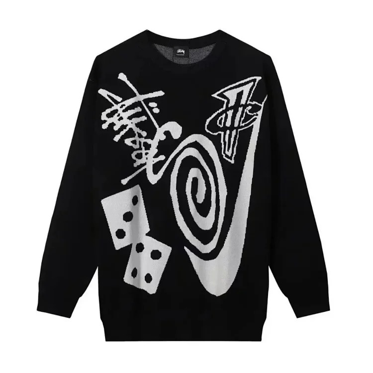 Autumn and winter fashionable versatile sweaters and sweaters 001