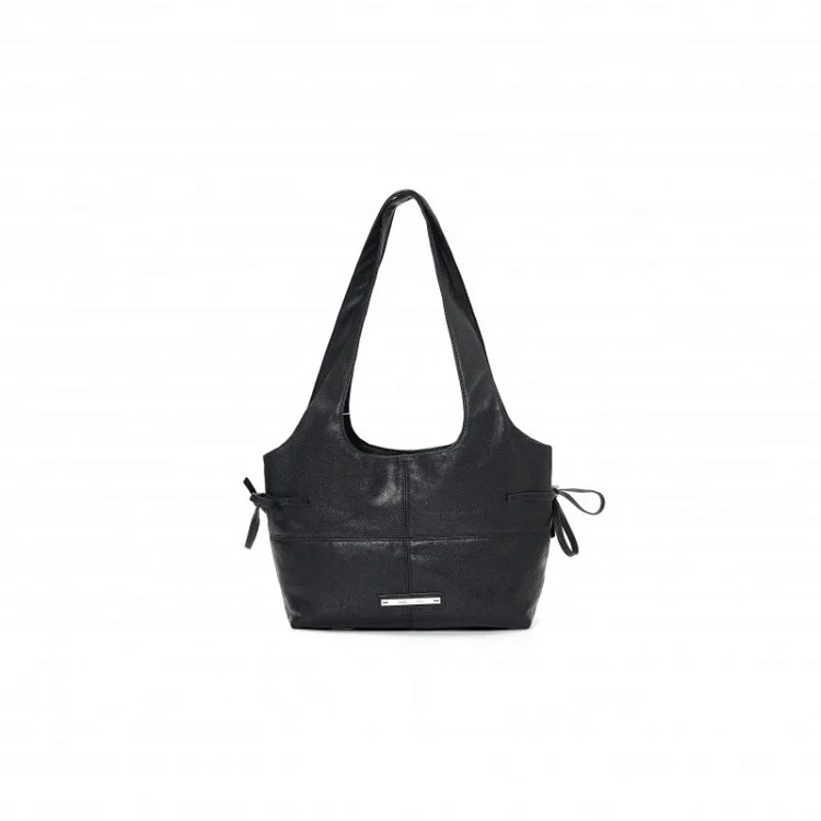 Korean niche trendy brand matin kim bow shoulder tote bag mk oil wax leather vegetable basket bag handbag