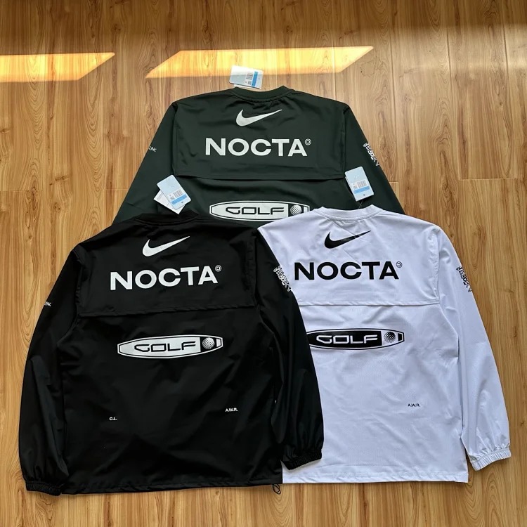 American of NOC~A GOLF co-branded golf breathable quick-drying casual sports T-shirt long-sleeved men's round neck autumn