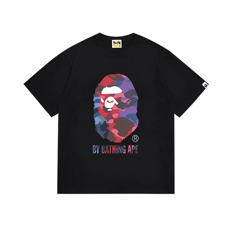 RF.BPE TShirt 2024SS Summer Little Monkey Men and Women Same Style Short Sleeve Round Neck T-Shirt for Men image 3