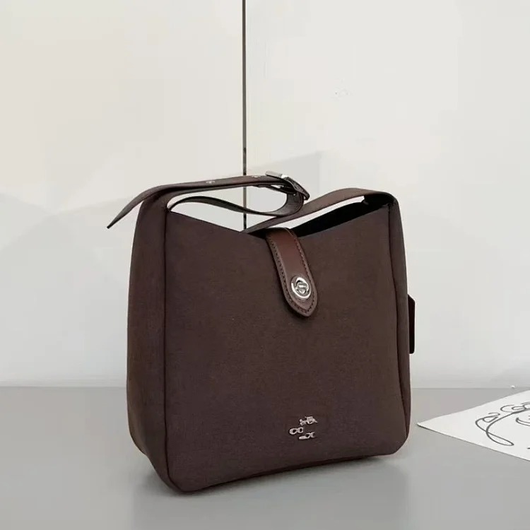 2024 new Hadlay Hadley shoulder crossbody classic versatile fashion underarm bag suede tote bag for women