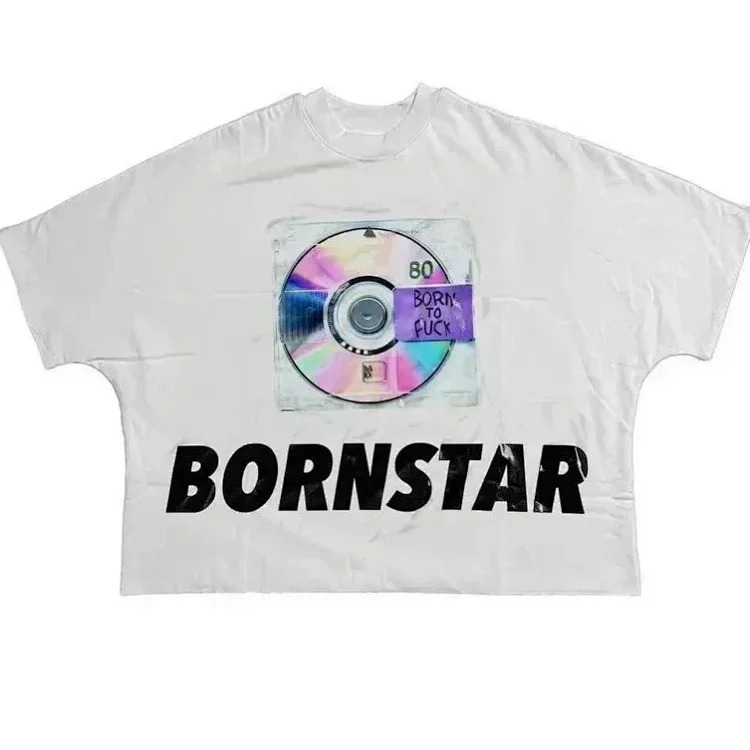 Short sleeve t-shirts for men and women high street half sleeves image 2