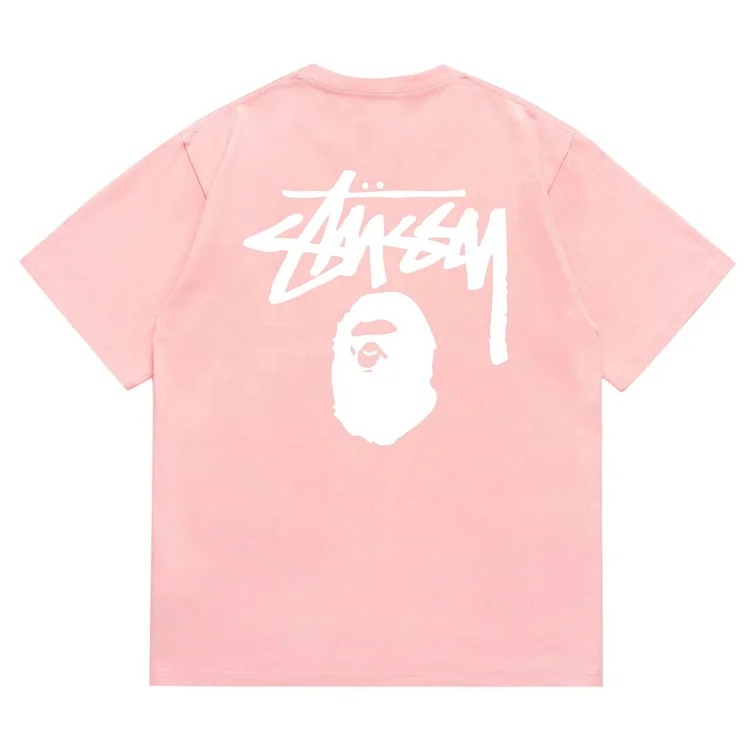 Cross-border 2024 new summer fashion brand BAPE classic ape-man lightning print men's and women's cotton short-sleeved T-shirt image 6