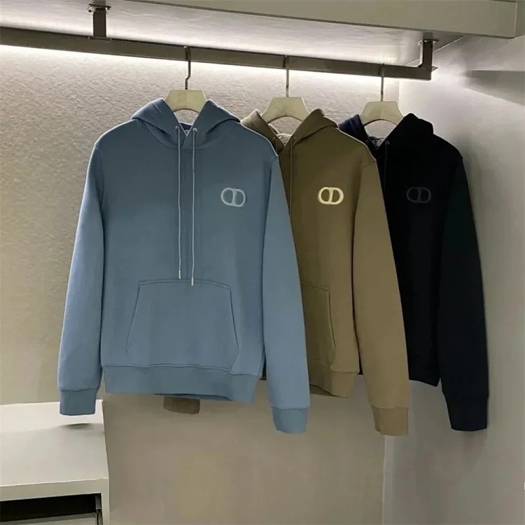 Collection of fashionable hoodies and sweatshirts