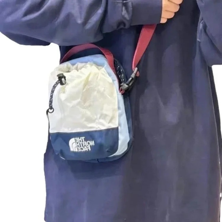 New North Side Men's and Women's Mountaineering Outdoor Chest Bag Sports Waist Bag Dual-Use Crossbody Bag Travel Color Matching Mobile Phone Bag Free Shipping