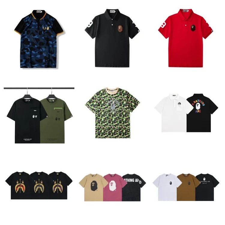 Summer embroidered men's and women's T-shirt short sleeves-CY