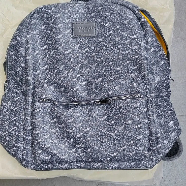 Cross-border dog tooth backpack 2025 new high-end retro outdoor backpack extra large capacity women's backpack Goya image 6