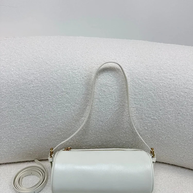 2026 new high-end genuine leather horse hair cow pattern pen holder bag, fashionable and versatile one-shoulder cross-body hand-carrying small bag