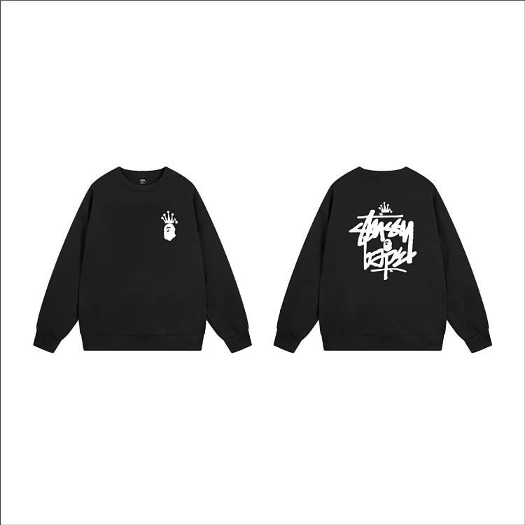 TS3K-1 Stusy crew-neck sweat 2 round neck sweatshirt