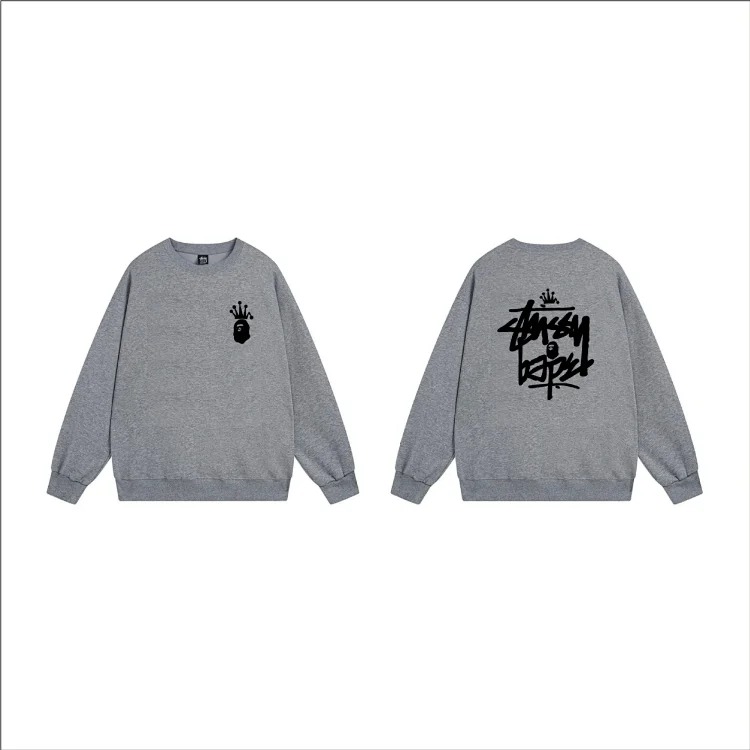 TS3K-1 Stusy crew-neck sweat 2 round neck sweatshirt