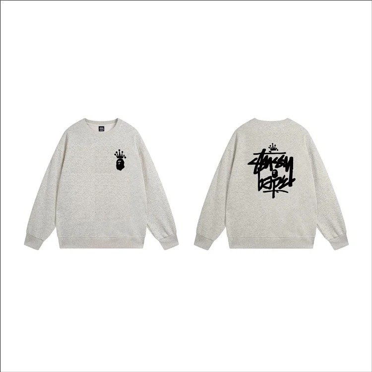 TS3K-1 Stusy crew-neck sweat 2 round neck sweatshirt