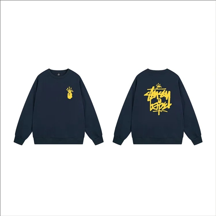 TS3K-1 Stusy crew-neck sweat 2 round neck sweatshirt