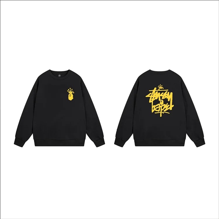 TS3K-1 Stusy crew-neck sweat 2 round neck sweatshirt