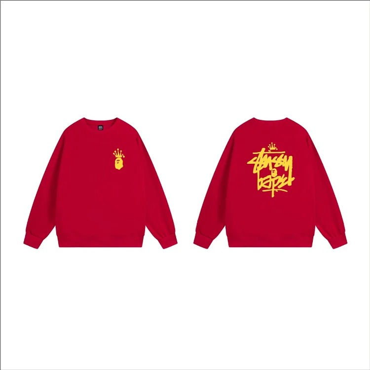 TS3K-1 Stusy crew-neck sweat 2 round neck sweatshirt