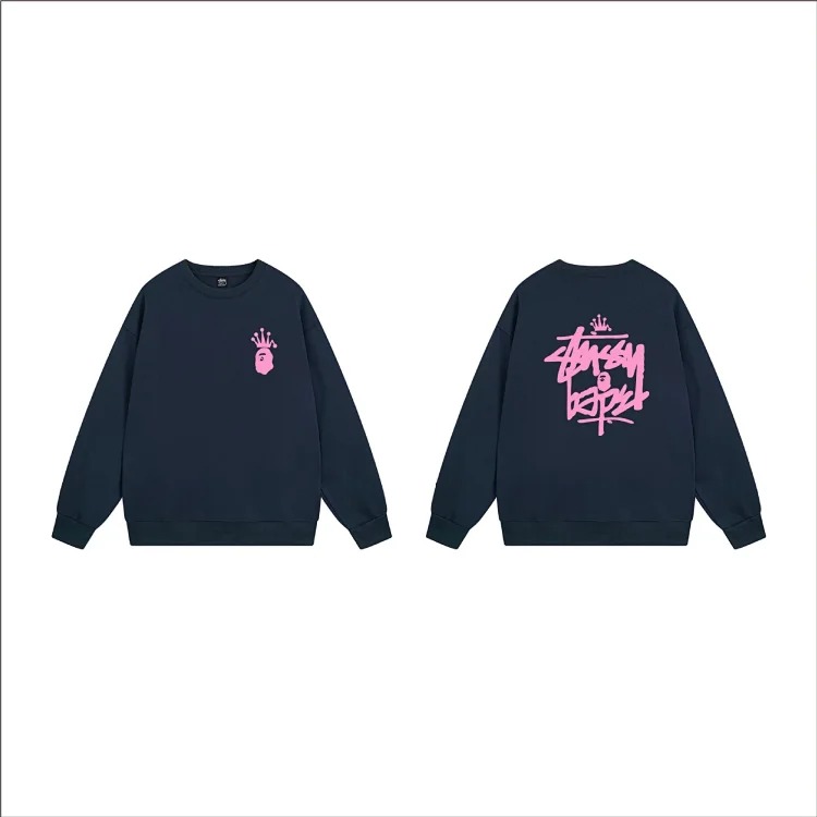 TS3K-1 Stusy crew-neck sweat 2 round neck sweatshirt