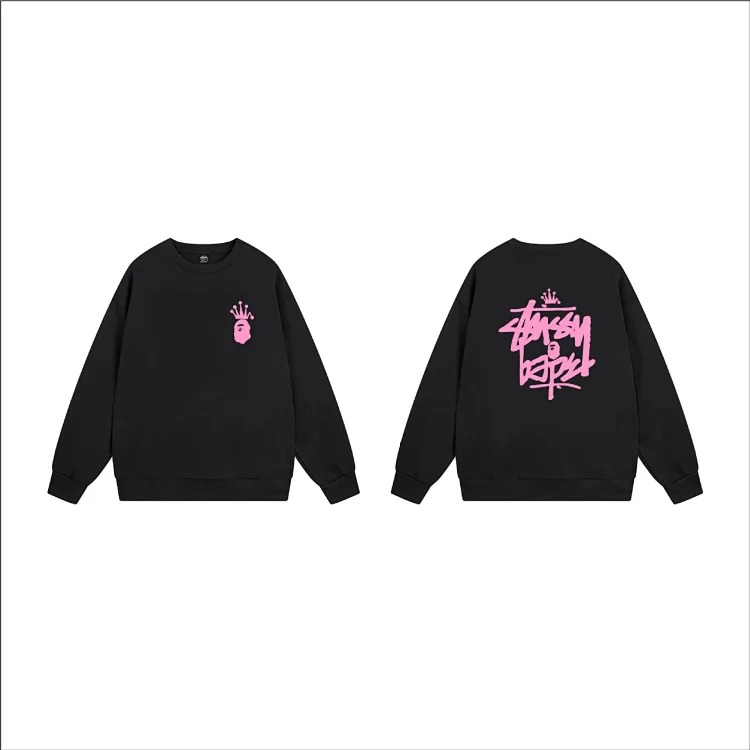 TS3K-1 Stusy crew-neck sweat 2 round neck sweatshirt