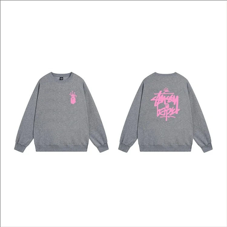 TS3K-1 Stusy crew-neck sweat 2 round neck sweatshirt