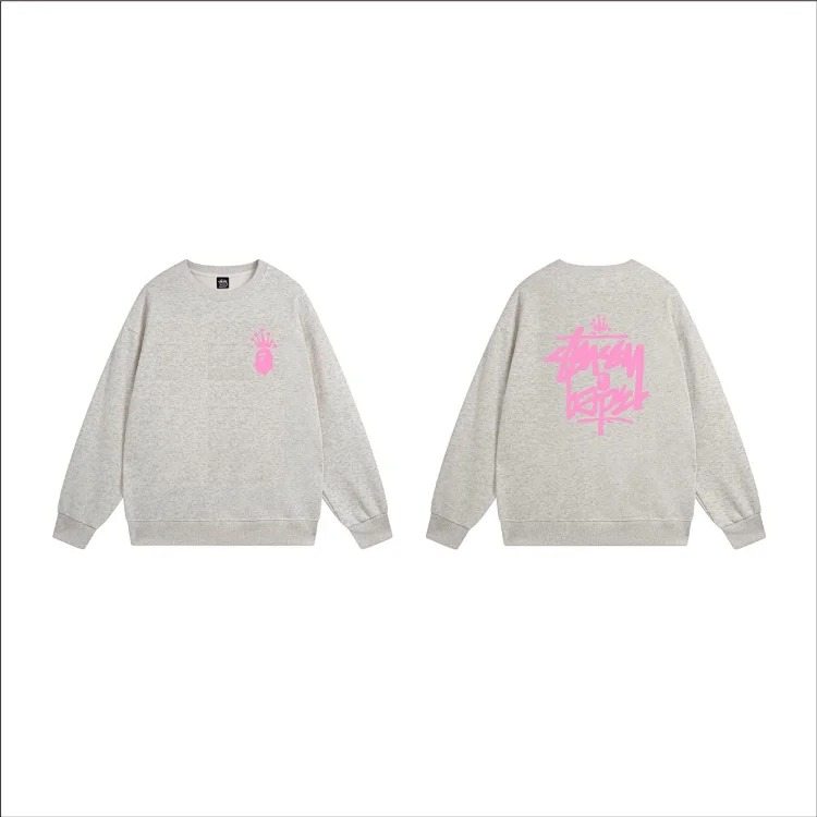 TS3K-1 Stusy crew-neck sweat 2 round neck sweatshirt