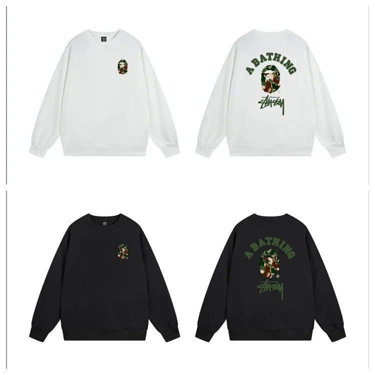 TS3K-1 Stusy crew-neck sweat 2 round neck sweatshirt