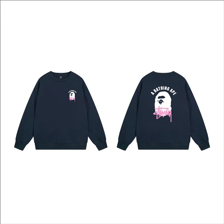 TS3K-1 Stusy crew-neck sweat 2 round neck sweatshirt