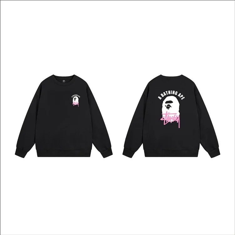 TS3K-1 Stusy crew-neck sweat 2 round neck sweatshirt